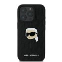 Karl Lagerfeld Monogram Karl Head Pin - Etui iPhone 16 Pro Max (czarny)