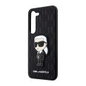 Karl Lagerfeld NFT Saffiano Monogram Ikonik - Etui Samsung Galaxy S23+ (czarny)