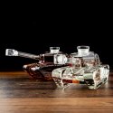 Czołg szklana karafka do whisky dla niego faceta Froster