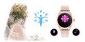 Damski SMARTWATCH G.Rossi SW014G-3 Różowe złoto, Silikonowy pasek