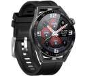 Smartwatch Rubicon RNCE88-1 Czarny- Czarny Pasek Silikonowy + Czarny Pasek Skórzany