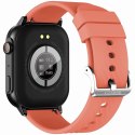 Smartwatch Gravity GT15-3 Czerwony Pasek Silikonowy + Czarna Bransoleta