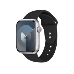 Crong Liquid - Pasek do Apple Watch 38/40/41/42 mm (czarny)