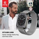 Crong Milano Steel - Pasek ze stali nierdzewnej do Apple Watch 38/40/41/42 mm (srebrny)