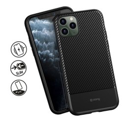 Crong Prestige Carbon Cover - Etui iPhone 11 Pro (czarny)