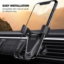 Crong Gravity Auto-Clip Car Holder - Uchwyt samochodowy grawitacyjny do telefonu 4,7"- 6,5" (czarny)