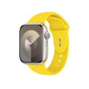 Crong Liquid - Pasek do Apple Watch 38/40/41/42 mm (żółty)