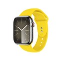 Crong Liquid - Pasek do Apple Watch 38/40/41/42 mm (żółty)