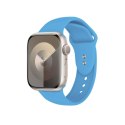 Crong Liquid - Pasek do Apple Watch 44/45/46/49 mm (niebieski)