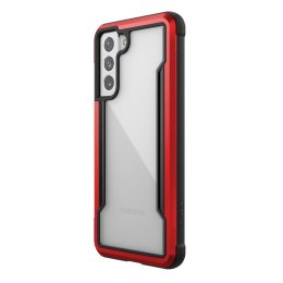 X-Doria Raptic Shield - Etui aluminiowe Samsung Galaxy S21 (Antimicrobial protection) (Red)