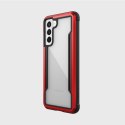 X-Doria Raptic Shield - Etui aluminiowe Samsung Galaxy S21 (Antimicrobial protection) (Red)