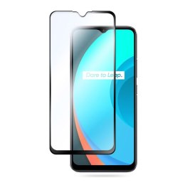 Crong 7D Nano Flexible Glass - Szkło hybrydowe 9H na cały ekran OPPO realme C11