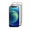 Crong Anti-Bacterial 3D Armour Glass - Szkło hartowane 9H na cały ekran iPhone 12 Mini + ramka instalacyjna