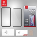 Crong Anti-Bacterial 3D Armour Glass - Szkło hartowane 9H na cały ekran iPhone 12 Mini + ramka instalacyjna