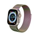 Crong Milano Steel - Pasek ze stali nierdzewnej do Apple Watch 38/40/41/42 mm (opalizujący)