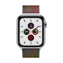 Crong Milano Steel - Pasek ze stali nierdzewnej do Apple Watch 38/40/41/42 mm (opalizujący)