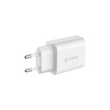 Crong USB-C Travel Charger - Ładowarka sieciowa USB-C Power Delivery 20W (biały)