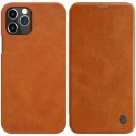 Nillkin Qin Leather Case - Etui Apple iPhone 12 Pro Max (Brown)