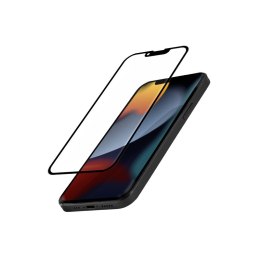 Crong Anti-Bacterial 3D Armour Glass - Szkło hartowane 9H na cały ekran iPhone 14 Plus / iPhone 13 Pro Max + ramka instalacyjna