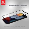 Crong Anti-Bacterial 3D Armour Glass - Szkło hartowane 9H na cały ekran iPhone 14 Plus / iPhone 13 Pro Max + ramka instalacyjna