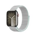 Crong Nylon - Pasek sportowy do Apple Watch 38/40/41/42 mm (Pastel Grey)