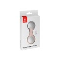 Crong Silicone Case with Key Ring - Etui ochronne brelok do Apple AirTag (piaskowy róż)