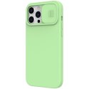 Nillkin CamShield Silky Magnetic - Etui Apple iPhone 13 Pro Max z osłoną aparatu (Mint Green)