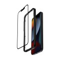 Crong Anti-Bacterial 3D Armour Glass - Szkło hartowane 9H na cały ekran iPhone 13 mini + ramka instalacyjna