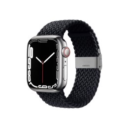 Crong Wave Band - Pleciony pasek do Apple Watch 38/40/41/42 mm (grafitowy)