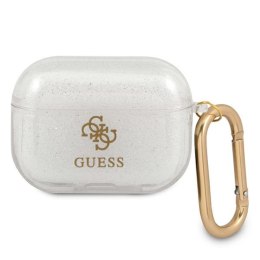 Guess Colored Glitter - Etui Airpods Pro (przezroczysty)