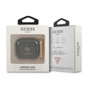 Guess 4G Glitter - Etui Airpods 3 (czarny)