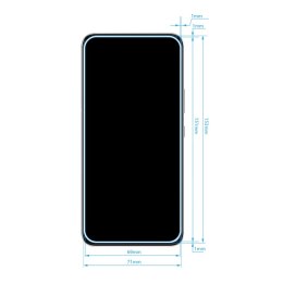 Crong 7D Nano Flexible Glass - Szkło hybrydowe 9H na cały ekran Samsung Galaxy S22+