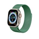 Crong Milano Steel - Pasek ze stali nierdzewnej do Apple Watch 38/40/41/42 mm (zielony)