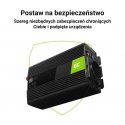 Green Cell - Przetwornica napięcia Inwerter 24V na 230V 500W/1000W Modyfikowana sinusoida