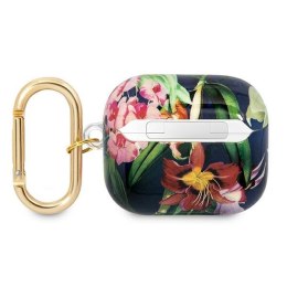 Guess Flower Strap - Etui Airpods 3 (Blue)