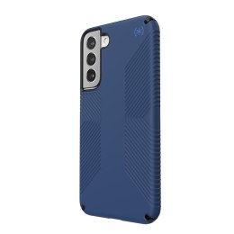 Speck Presidio2 Grip - Etui Samsung Galaxy S22+ z powłoką MICROBAN (Coastal Blue/Black)