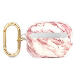 Guess Marble Strap - Etui Airpods Pro (Pink)