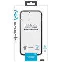 Speck Presidio Perfect-Clear with Impact Geometry - Etui iPhone 15 Plus / 14 Plus z powłoką MICROBAN (Clear / Black)