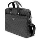 Guess Saffiano 4G Triangle Logo Computer Bag - Torba na notebooka 16" (czarny)