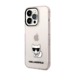 Karl Lagerfeld Choupette Body - Etui iPhone 14 Pro Max (różowy)