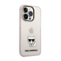 Karl Lagerfeld Choupette Body - Etui iPhone 14 Pro Max (różowy)