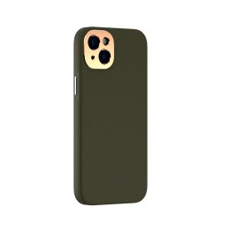 Moshi Napa Slim MagSafe - Skórzane etui iPhone 14 Plus (Juniper Green)