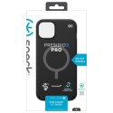 Speck Presidio2 Pro MagSafe - Antybakteryjne etui iPhone 15 Plus / 14 Plus (Black / Black / White)