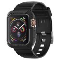 Spigen Rugged Armor Pro Case - Pasek z obudową do Apple Watch 44 / 45 mm (Czarny)