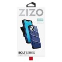 ZIZO BOLT Series - Pancerne etui iPhone 14 ze szkłem 9H na ekran + uchwyt z podstawką (niebieski)