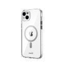 Moshi iGlaze MagSafe - Etui iPhone 14 Plus (Luna Silver)