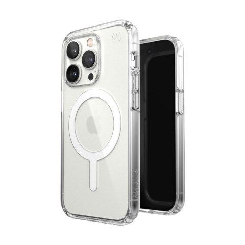 Speck Presidio Perfect-Clear + MagSafe - Etui iPhone 14 Pro z powłoką MICROBAN (Clear)