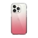 Speck Presidio Perfect-Clear + Ombre - Etui iPhone 14 Pro z powłoką MICROBAN (Clear / Vintage Rose Fade)