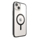 Speck Presidio Perfect-Clear with Impact Geometry + MagSafe - Etui iPhone 15 Plus / 14 Plus z powłoką MICROBAN (Clear / Black)