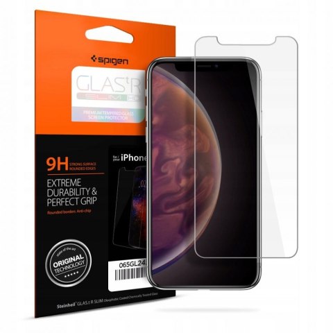 Spigen Glas.TR Slim - Szkło hartowane do iPhone 11 / iPhone XR